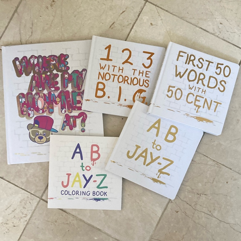 Hip-Hop Inspired Kids Book Set - Jay-Z and other rappers and artists